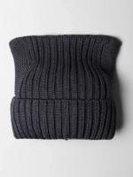 Шапка вязаная с ушками женская на осень