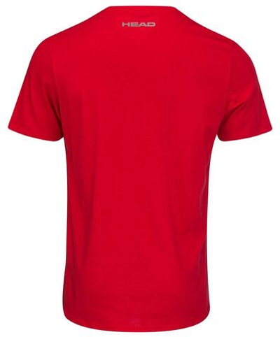 Мужская теннисная футболка Head Club Carl T-Shirt M - red/white