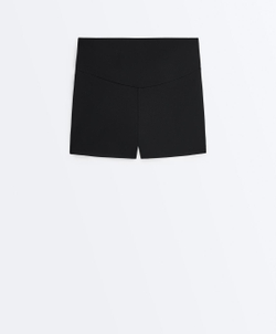 OYSHO Шорты Comfortlux с высокой посадкой 5 см, черный
