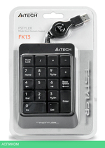 Цифровой блок A4Tech Fstyler серый (FK13)