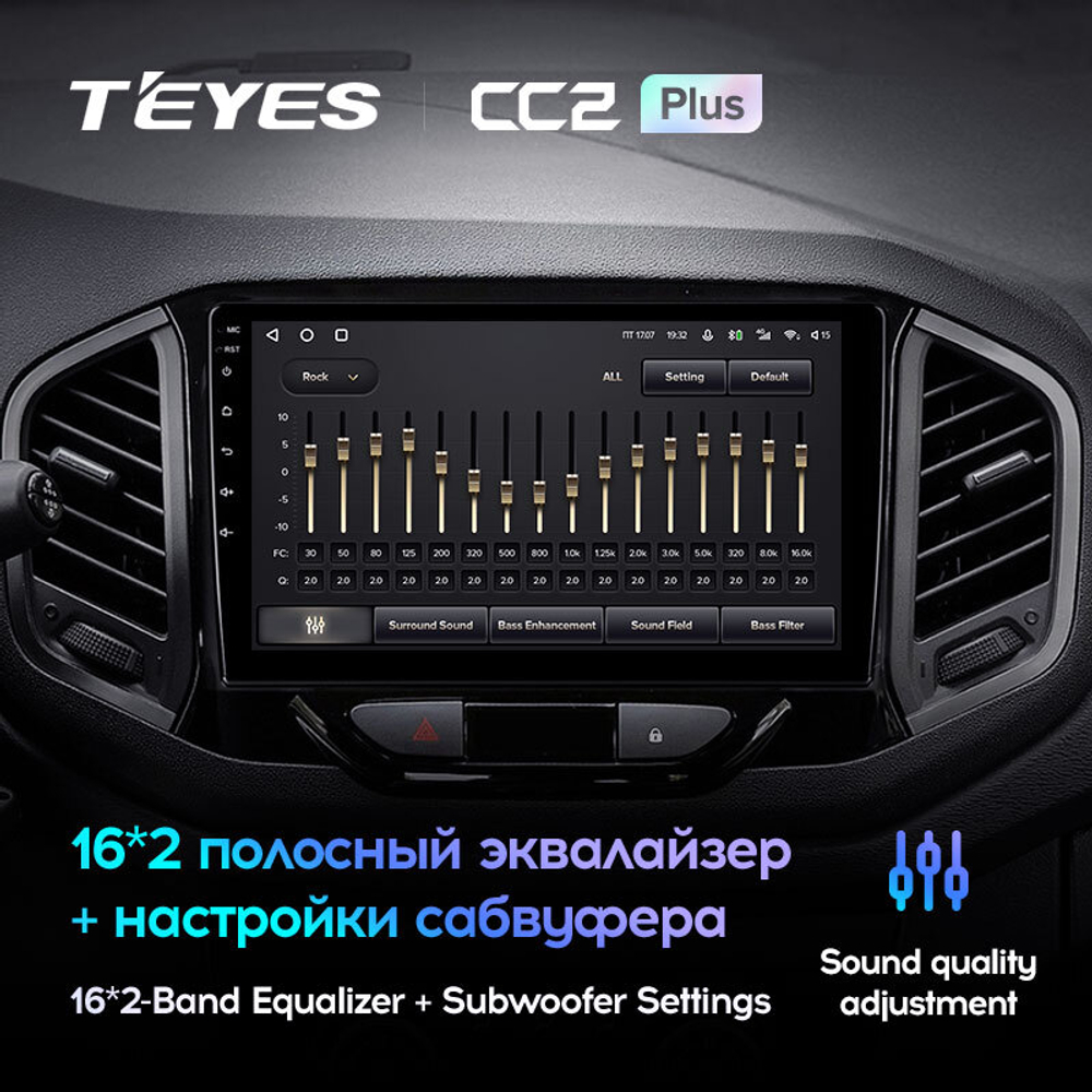 Teyes CC2 Plus 9"для LADA Xray 2015-2019