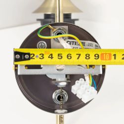 Citilux Базель CL407312 Бра с зелёным абажуром и выключателем