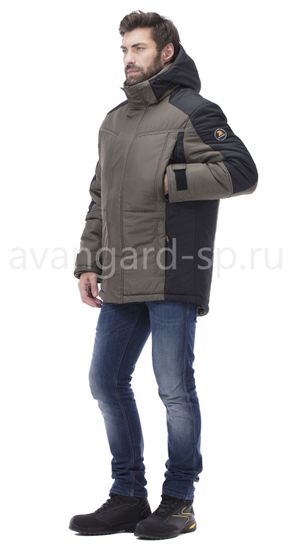 Куртка зимняя "Корсар" (хаки/черный)