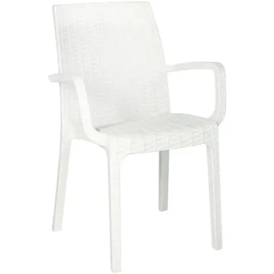 Стул RATTAN Ola Dom белый 585х855мм