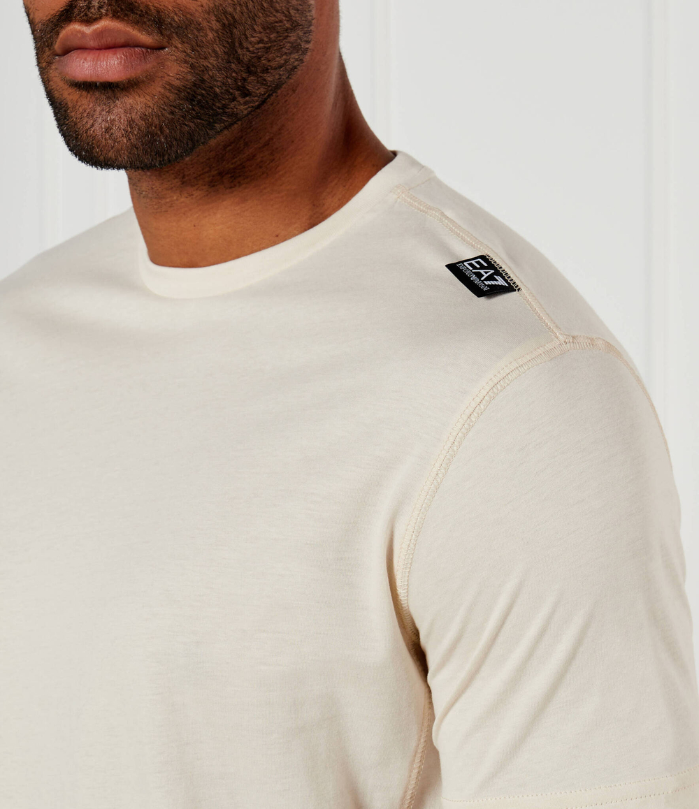 Футболка EA7 - бежевый(6DPT04 PJVPZ)