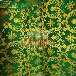Парча "Софийский" зелёная