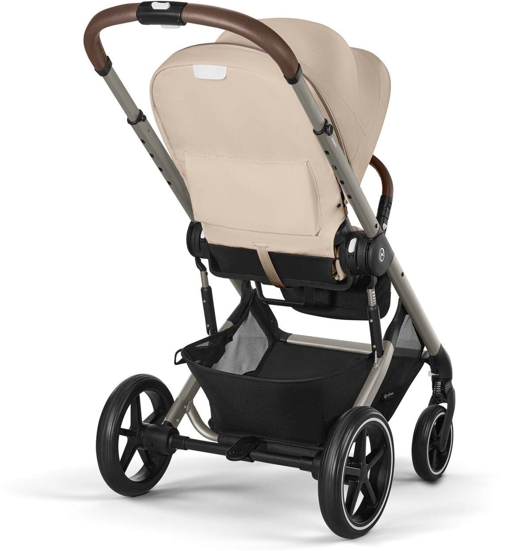 Cybex Детская коляска Balios S Lux BLK 2 в 1 цвет Almond Beige