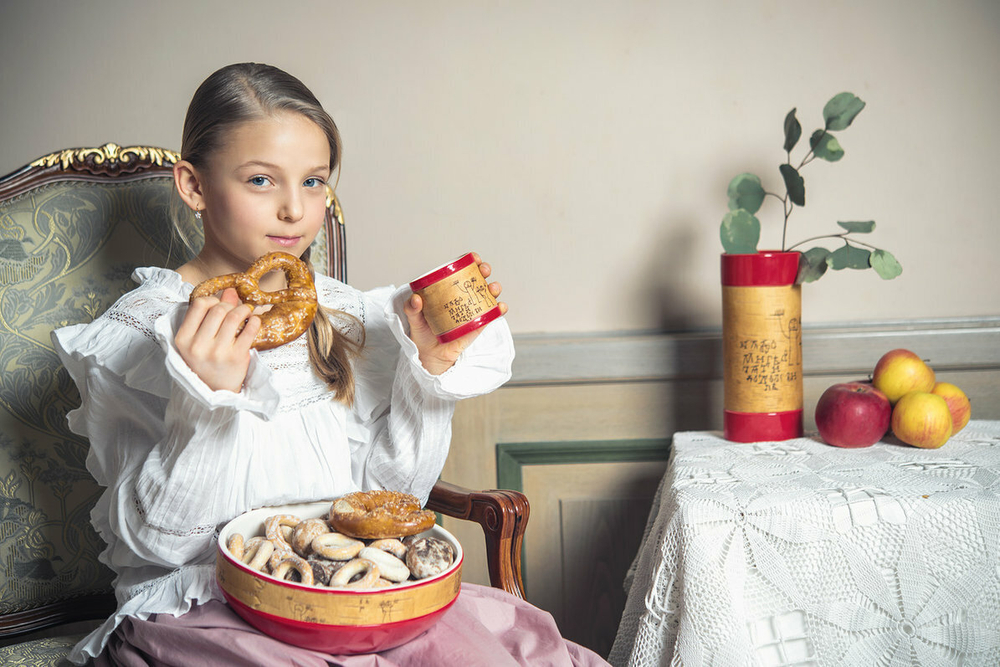 Кружка большая фарфоровая без ручки с берестой. Коллекция Онфим (Onfim)