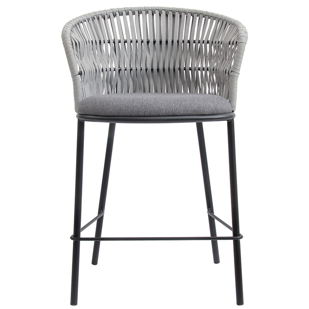 Стул полубарный Haugen, темно-серый/светло-серый