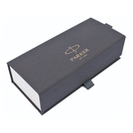 Ручка перьевая PARKER "Sonnet Core Core Stainless Steel CT", корпус серебристый, палладиевые детали, черная, 1931509