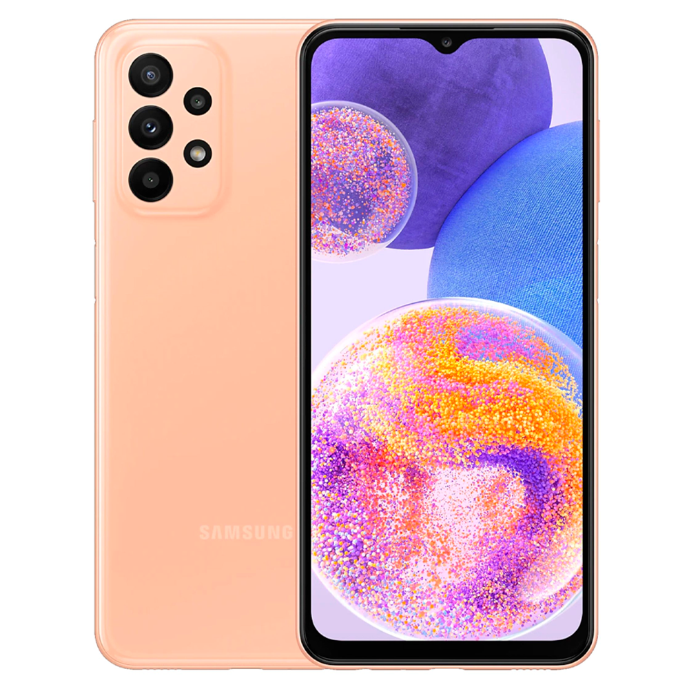Смартфон Samsung Galaxy A23 4/128GB, Awesome Peach (Персиковый)