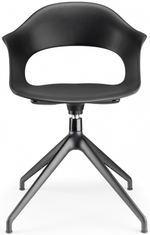 Кресло офисное пластиковое Scab Design Lady B, черный