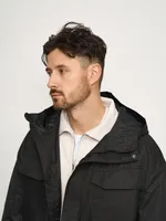 Куртка FOS с диагональными карманами черная