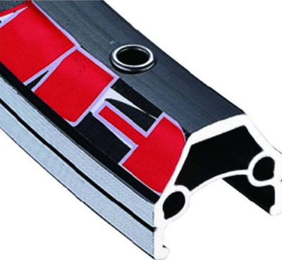 Обод 26" 6-162664  двойн. инд. изн. (559х25/19х21мм 36отв.) черный A-M4 SHINING