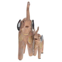 GAEM Фигурка декоративная "Слоны", L15,5 W10 H22 см