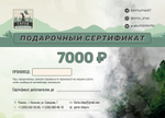 Подарочный сертификат на 7000 рублей