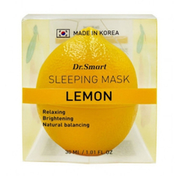 Dr. Smart by Angel Key Sleeping Mask Lemon ночная расслабляющая маска с экстрактом лимона для восстановления кожи