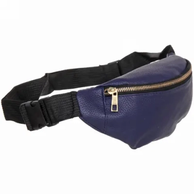 Сумка на пояс из искусственной кожи «Elements - Hit», цвет синий, 29*13см