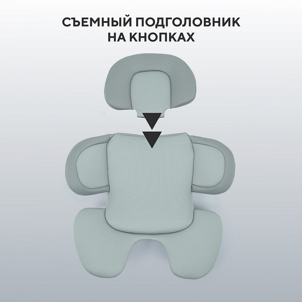 Детская коляска Rant Teo Soft 3 в 1 с автокреслом Aster Zero Olive Graphite