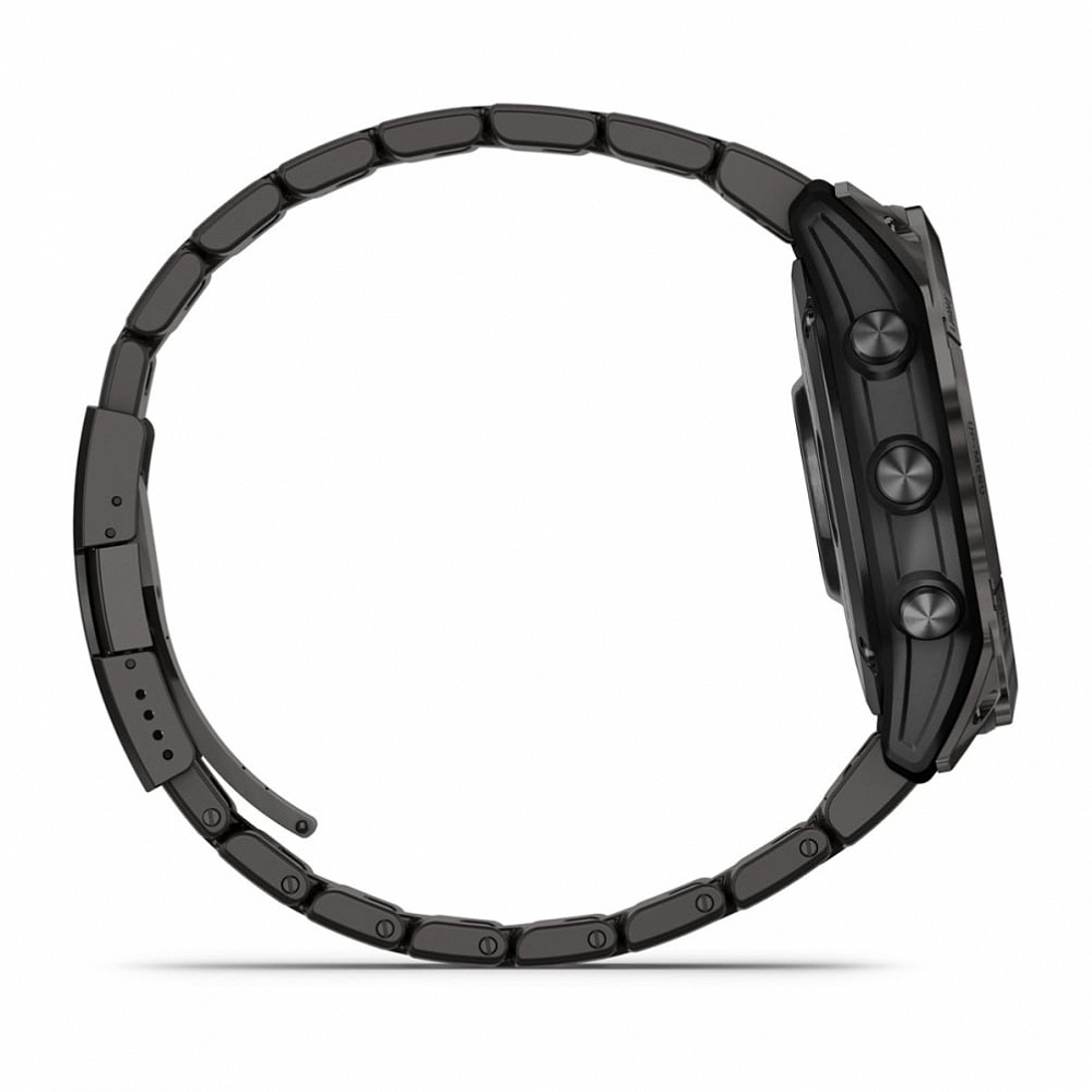 Умные часы Garmin FENIX 7X PRO 51 мм Sapphire Solar Carbon Gray Vented Titanium Bracelet