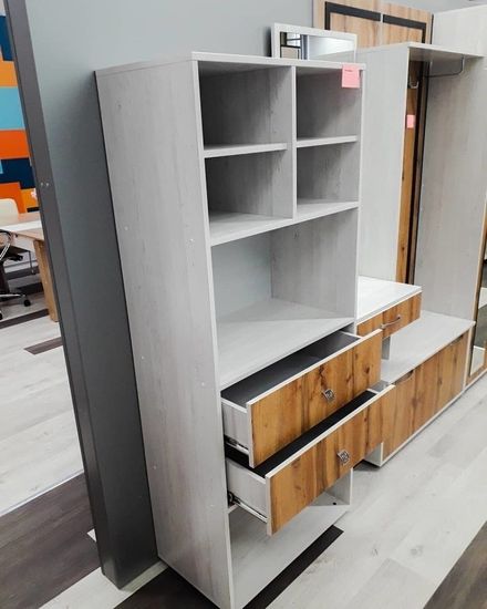 анкор белый / дуб вотан реальное фото