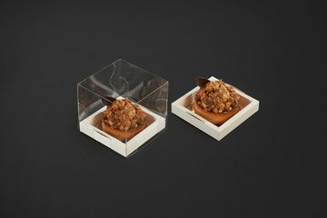 Упаковка с прозрачной крышкой для фасовки пирожного