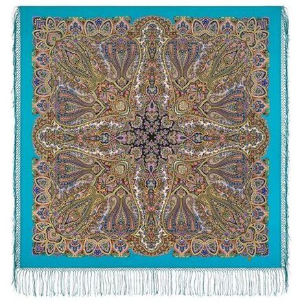 Павловопосадский платок Знойный ветер 1888-11
