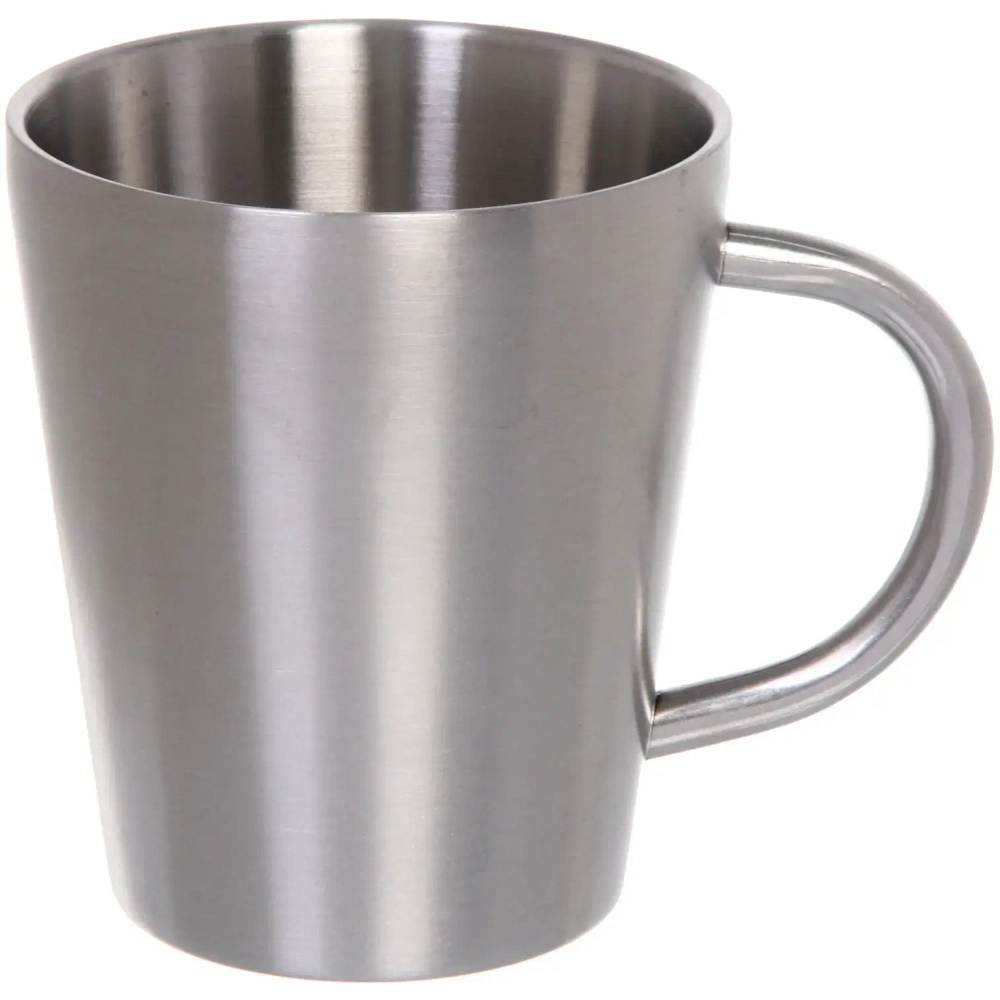 Кружка металлическая 320мл с двойными стенками