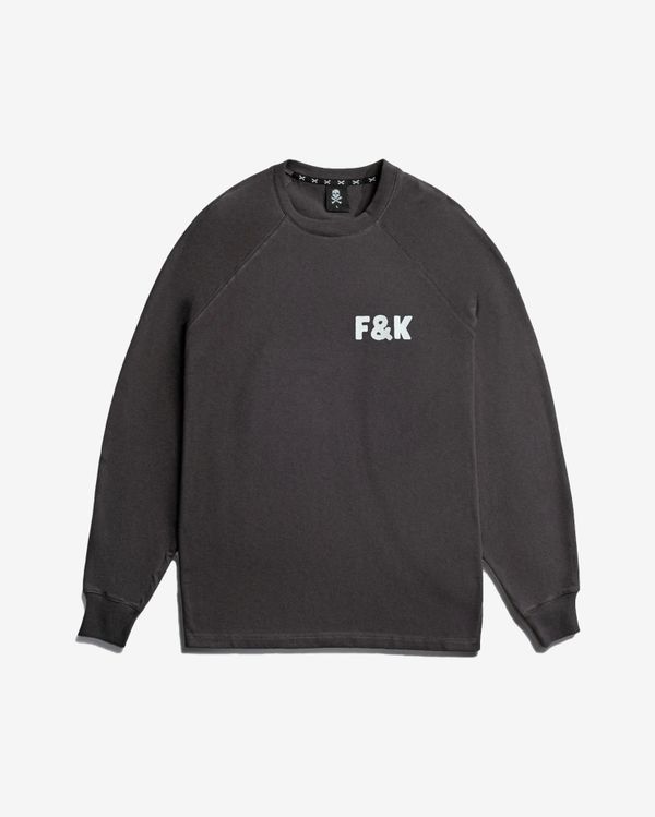 Лонгслив F&K темно-серый - фото 1