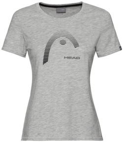 Женская теннисная футболка Head Club Lara T-Shirt - серый