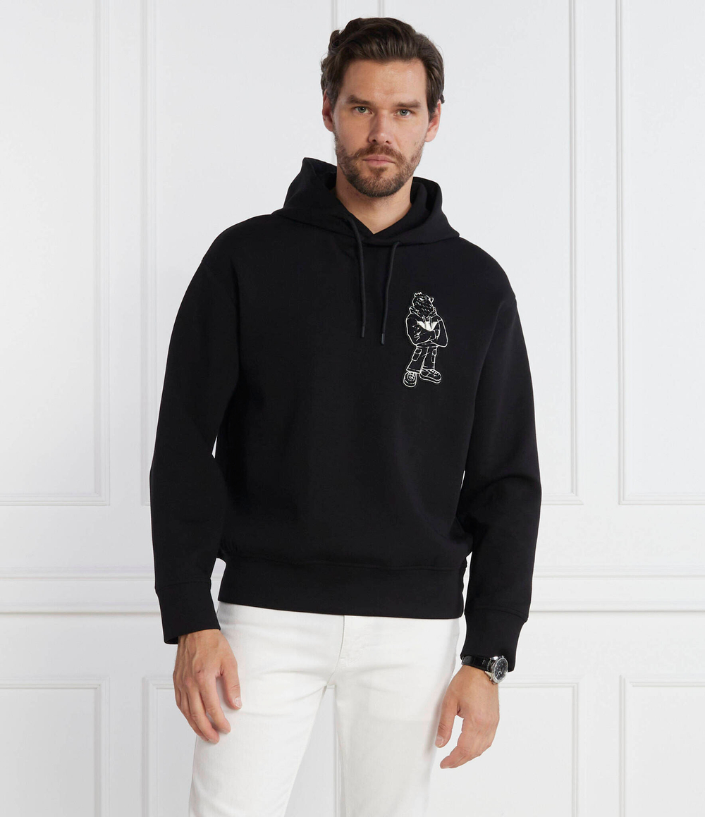 Худи Emporio Armani - черный(6R1MG9 1JHSZ)