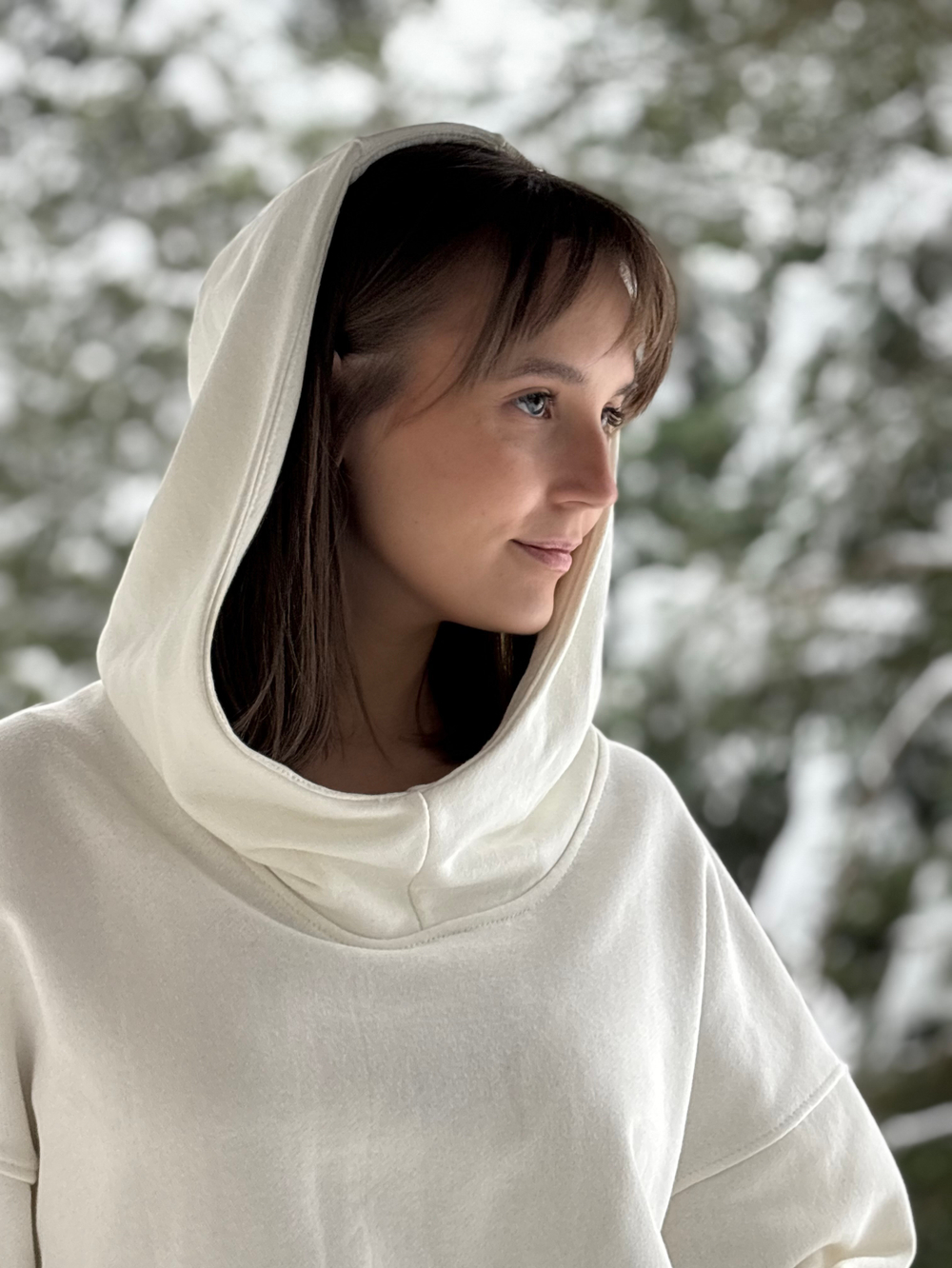Худи /айвори / унисекс / петля