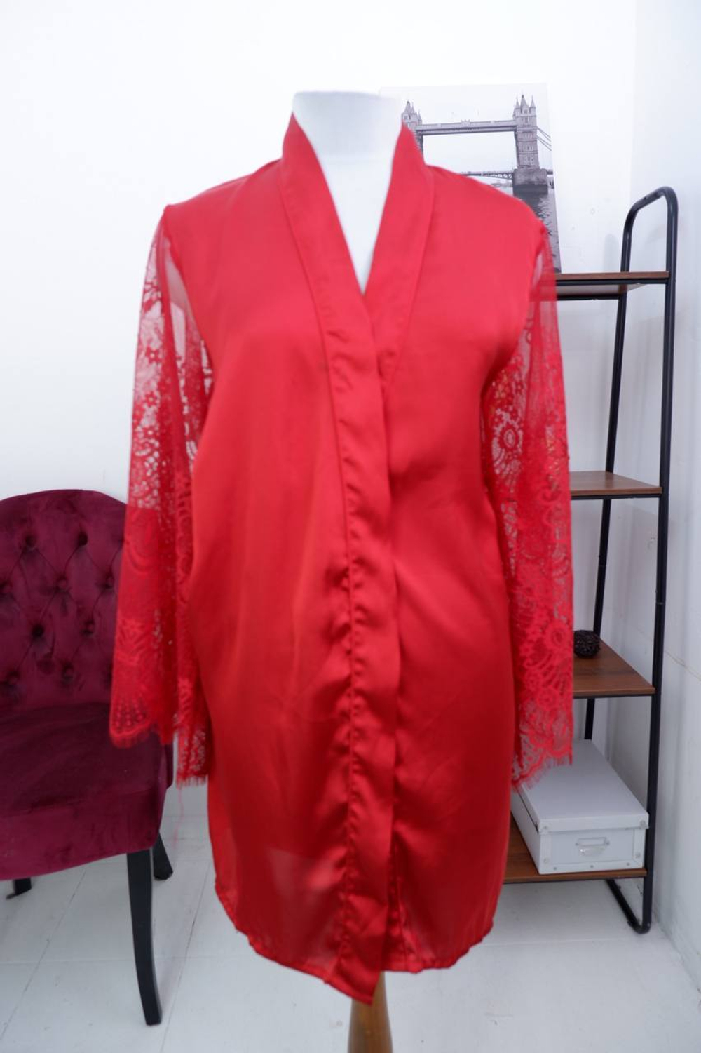 Халат Hunkemoller шелковистый, маркировка ХS/S, на 42/44 размер