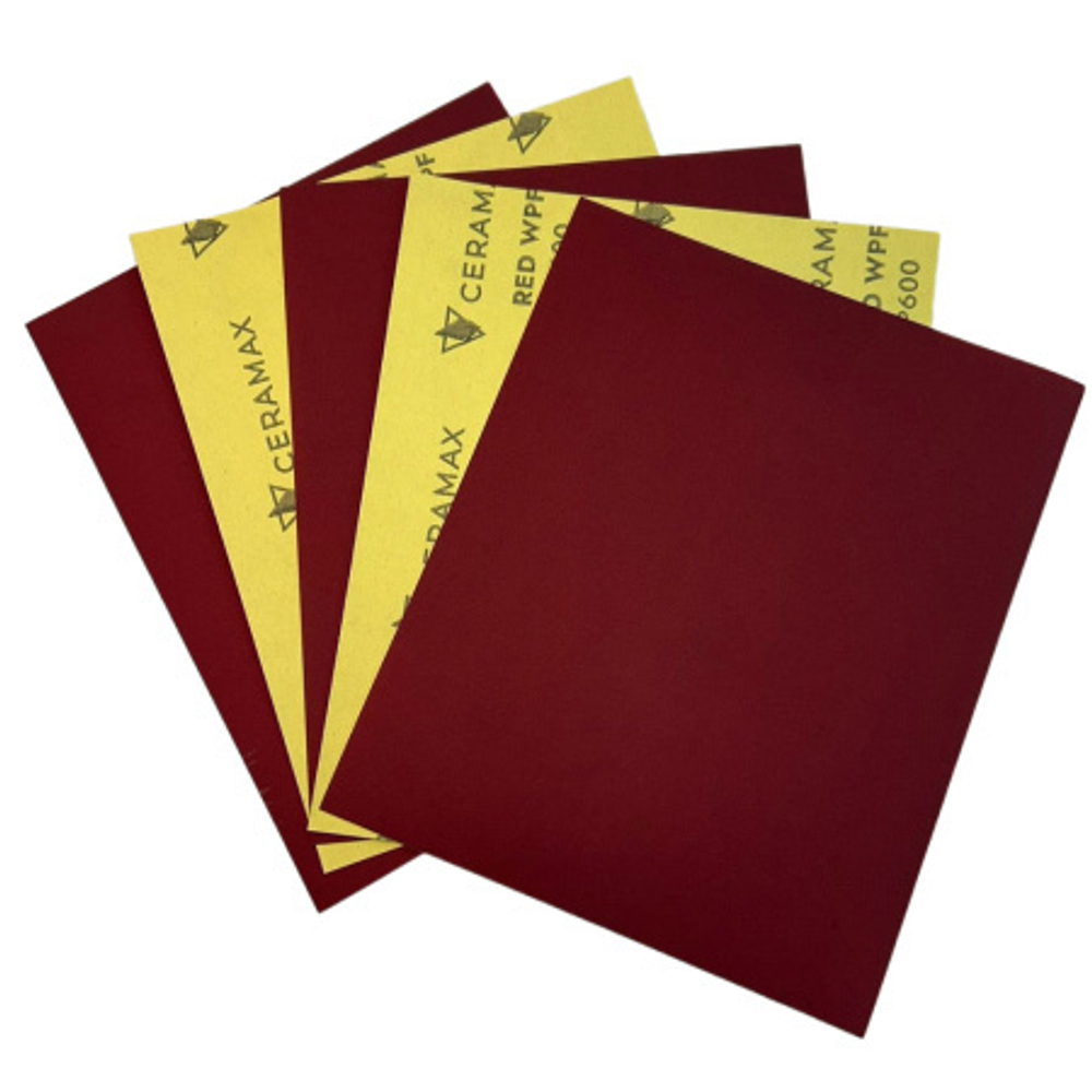 Наждачная бумага водостойкая CERAMAX RED WPF Р1200 230х280мм, шт.