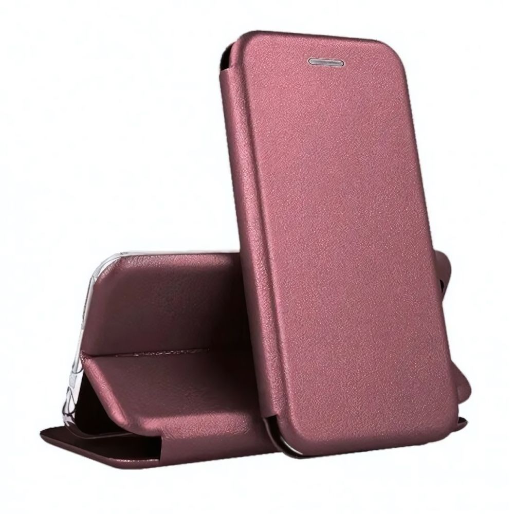 Чехол-книжка для Samsung Galaxy S22 Ultra, 009805 Розовое золото CM