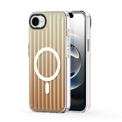 Усиленный прозрачный чехол (Gradient Desert Gold) с поддержкой MagSafe от Dux Ducis для iPhone 16e, серия Zest Series Case