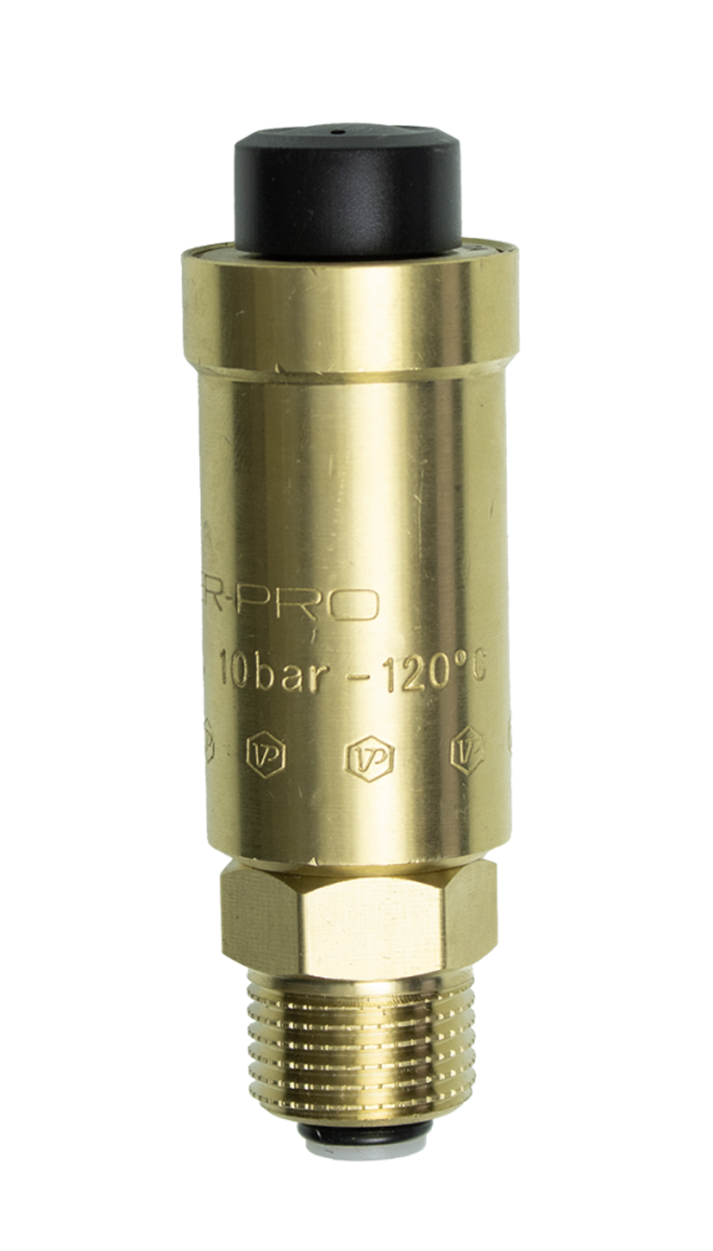 Воздухоотводчик 1/2 с обратным клапаном (ЛАТУН)  ViEiR  (100/1шт)