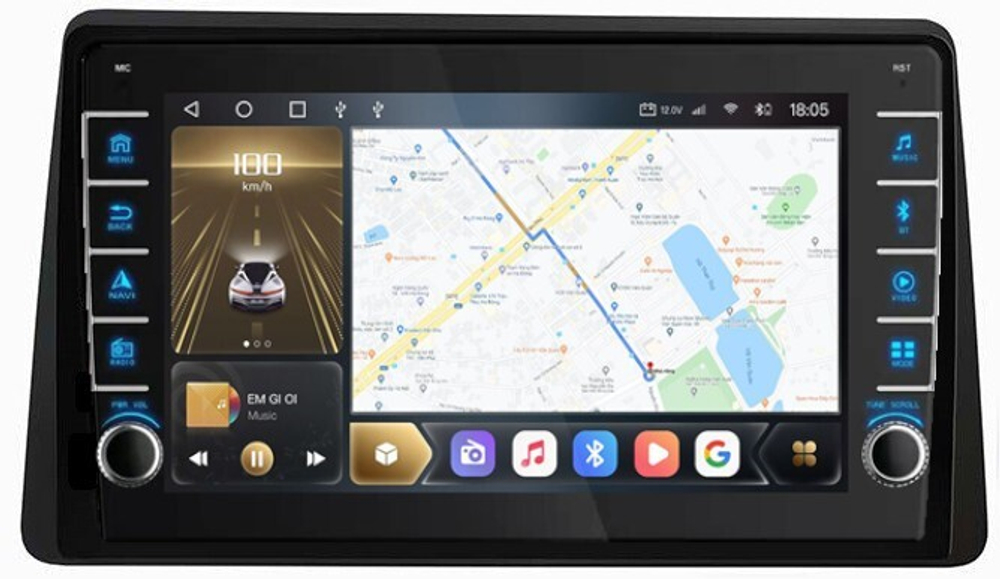 Магнитола для Renault Duster II 2021+ - Carmedia OL-1941 (кнопки и крутилки), Android 12, TS10,  CarPlay, 4G SIM-слот