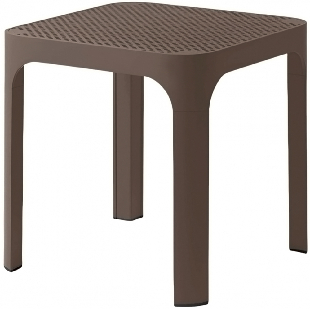Столик пластиковый журнальный Nardi Net Table 40, табак