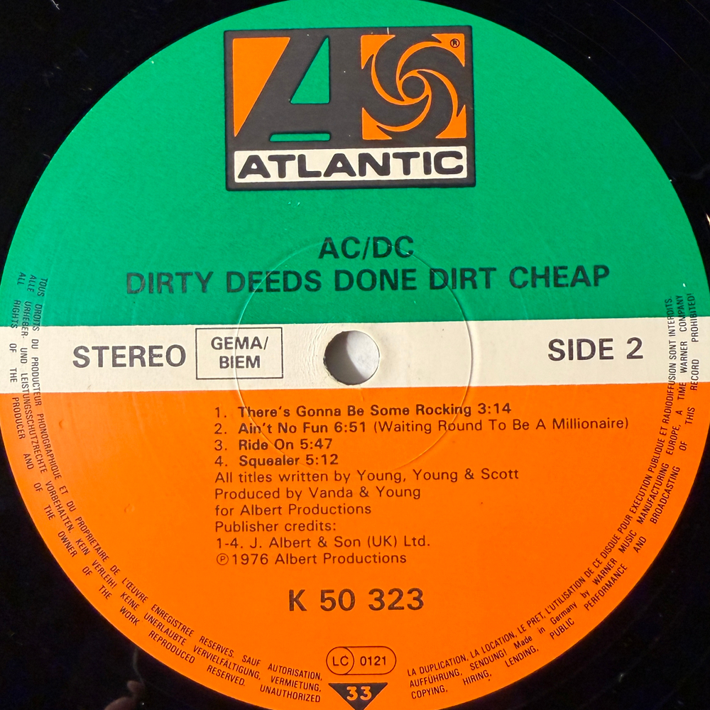 AC/DC ‎– 3 Record Set (Германия)