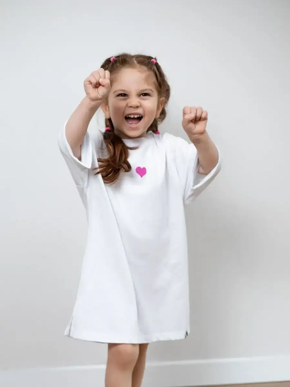 Платье футболка детская трикотажное оверсайз