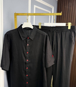 Льняной костюм Kiton