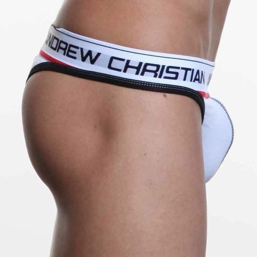 Мужские трусы стринги Andrew Christian String Flexsoft Show It White