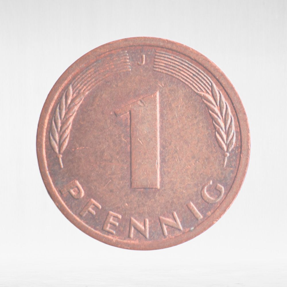 Germany, 1 Pfennig, 1994, (Hamburg Mint - "J"), VF