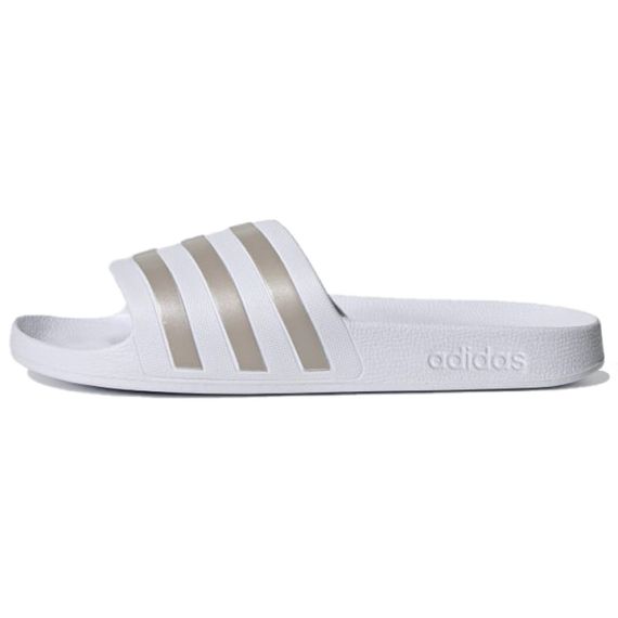 Adidas Adilette Aqua 'White Platinum Metallic'