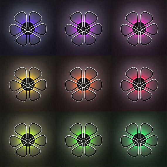 Потолочная светодиодная люстра Citilux Сезар Смарт CL233A255E