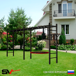 Уличная шведская стенка Sv Sport рукоход х 2 У55100.2 (Брусья/Гнездо 115см)