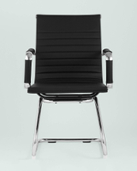 Кресло для посетителей TopChairs Visit черное 2 шт.