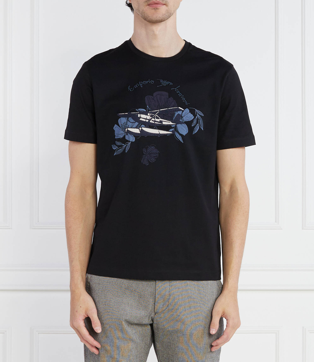 Футболка Emporio Armani - черный(6R1T8Q 1J7FZ)