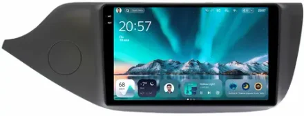 Магнитола для KIA Ceed 2 JD 2012-2018 (рамка матовая) - Teyes CC4 монитор 9.2" 2K QLED на Android 14, Snapdragon 680, DSP, CarPlay, 4G SIM-слот